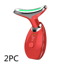 Neck Face Beauty Device Colorful LED Photon Therapy Skin