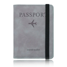 Blocking Passport Holder Leather Travel Wallet