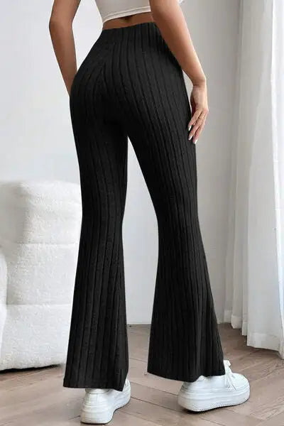 High Waist Flared Pants For Women