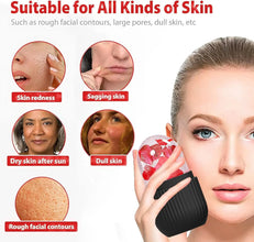 Silicone Ice Face Roller Contour and Shrink Pores