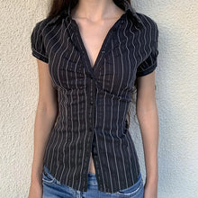 Women's American-style Fashion Striped Shirt