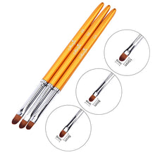 3Pcs French Stripe Nail Art Liner Brush Set