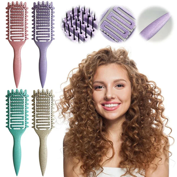 3 in 1 Curl Define Styling Brush w/ Hollow Back