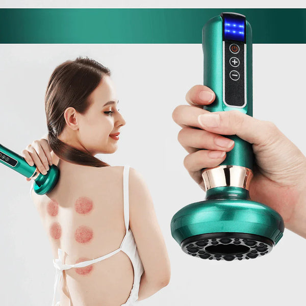 Electric Cupping Massager Vacuum Suction Cup GuaSha Anti Cellulite