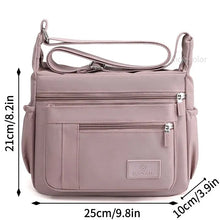 Fashion Shoulder Crossbody Bag for Women Messenger Bags Waterproof Nylon Ladies Handbag