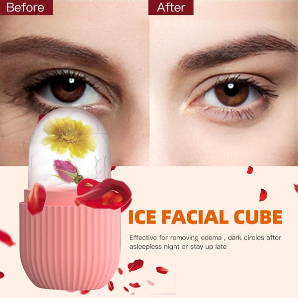 Silicone Ice Face Roller Contour and Shrink Pores