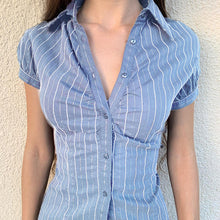 Women's American-style Fashion Striped Shirt